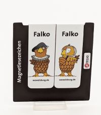 Magnetlesezeichen Falko